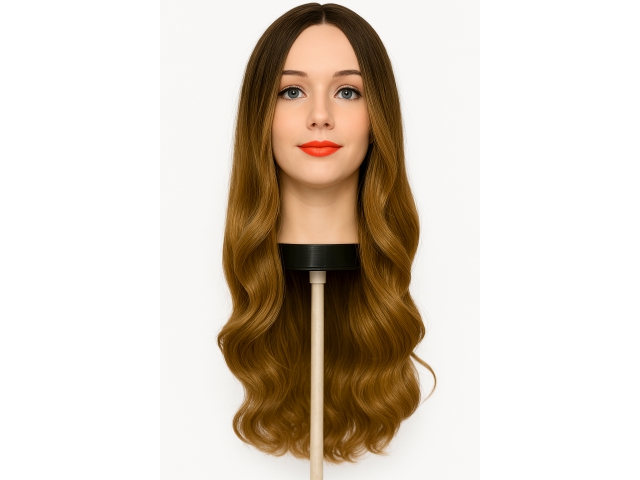 Egyedülálló női paróka - barna 70 cm